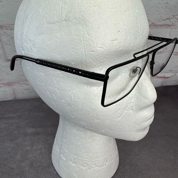 Versace NWT VE1295 1433 Black Matte Pilot Unisex Eyeglasses - Picture 2 of 12